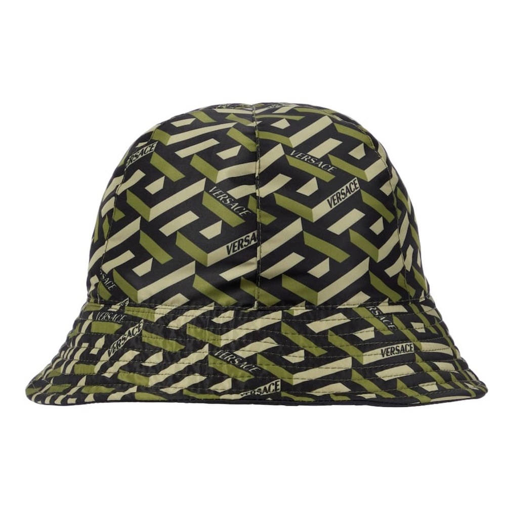 BLOWOUT SALE!!! Versace La Greca logo monogram unisex bucket hat FINAL DROP